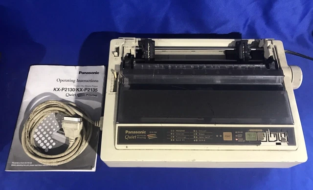 Panasonic KX-P2130 Quiet Impact Dot Matrix Printer *Damaged*