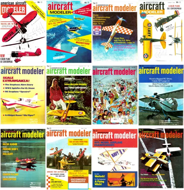 American Aircraft Modeler Magazine's (Complete Run) on DVD - Finescale RC Scale