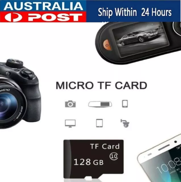 Ultra Extreme Pro Micro SD TF Memory Card 128 GB Class 10 Camera Tablet Phone AU