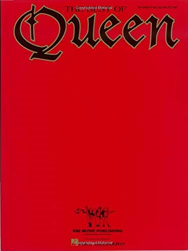 The Best Of Queen Songbook Piano Vocal Guitar Book