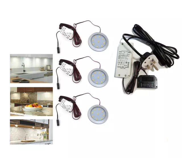 ORBIT XL - Very Bright LED Light Under Cabinet Shelf Cupboard - Kit / Set