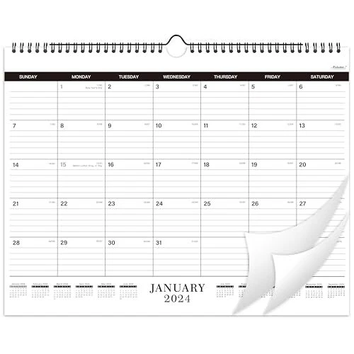2024 CALENDAR JAN DEC 2024, 2024 Wall Calendar, 12 Monthly Calendar