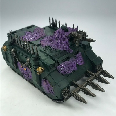 Chaos Space Marine Nurgle Rhino APC-Dipinto-Warhammer 40K C2119 