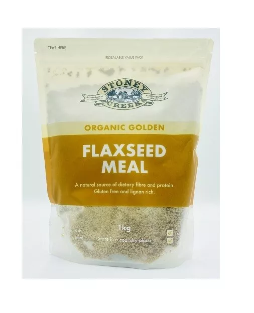 Stoney Creek Organic Golden Flaxseed Meal 1KG