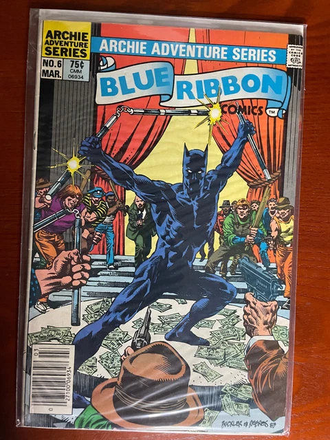 Blue Ribbon Comics 6 Fine+ 6.5 Bag And Board Gemini Mailer