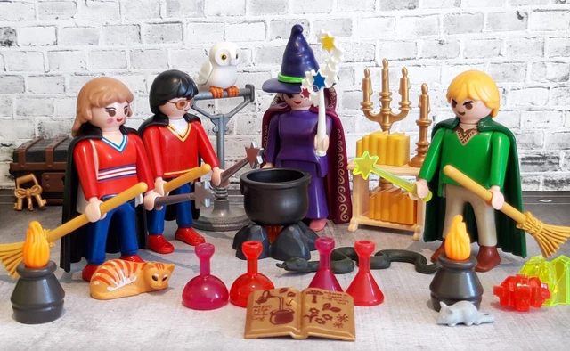PLAYMOBIL HARRY POTTER Ron Draco Minerva Figurine Hogwarts Potions Baguette EUR 35,99 - ES