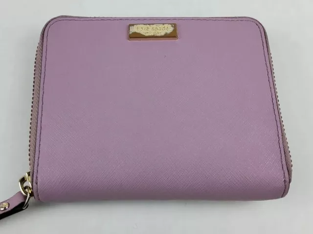 Kate Spade NY Zip Around Lavender Small Wallet