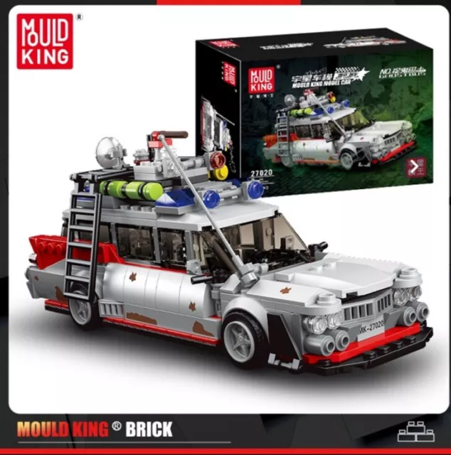 Mould King 27020 cons Ghost Bus ECTO-1 Car Building Block Kid Toy Collector