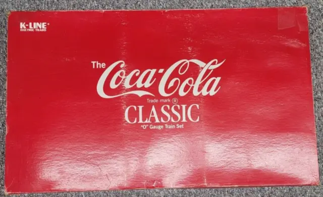 Vintage K-Line ~ Coca-Cola "0" Gauge Train Set 7-Unit Electric Train Set K-1907