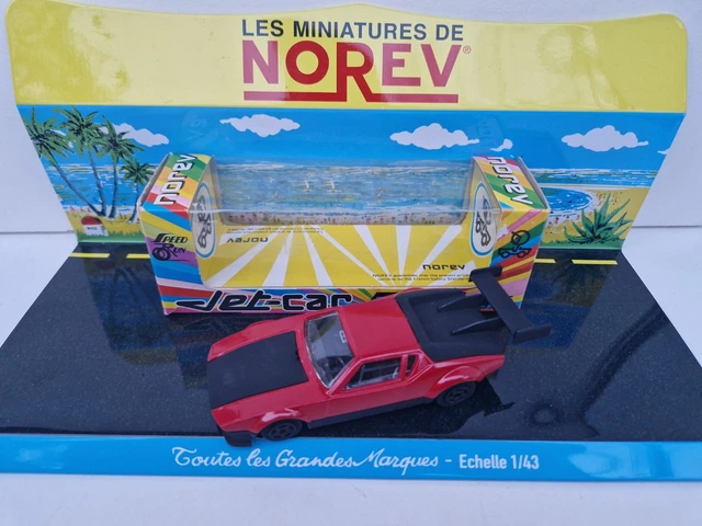 Staré retro kovové autíčko, PANTERA GT4 TOMASO, NOREV, Francie, 1:43