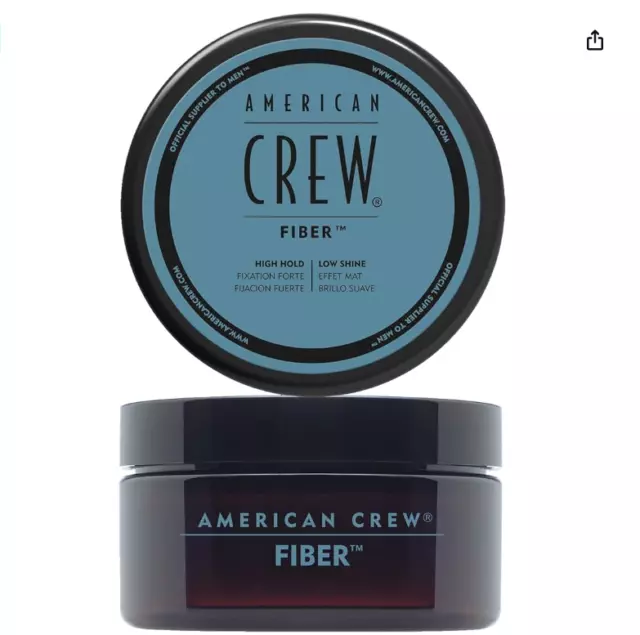 American Crew Fiber, Cera Capelli per Uomo, Formula Fibrosa, Tenuta Alta, Finitu