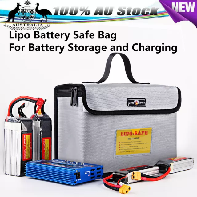 Lipo Battery Safe Bag Guard Fireproof Explosionproof Pouch for Charge & Storage