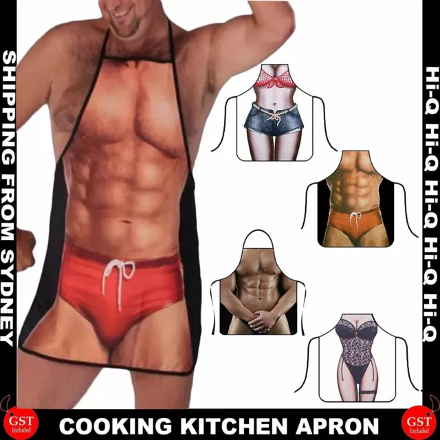 Funny Adult Men Women Novelty Aprons Sexy Party Game Cooking Kitchen BBQ Baking