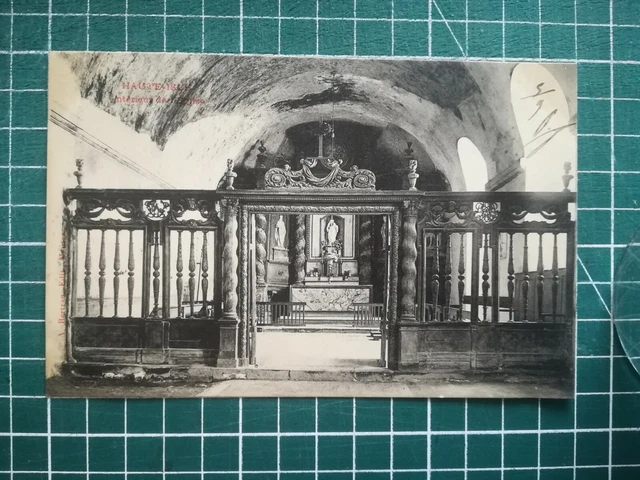 sb402 CPA BE circa 1900 val d'Oise Haute Isle - intérieur de l'église