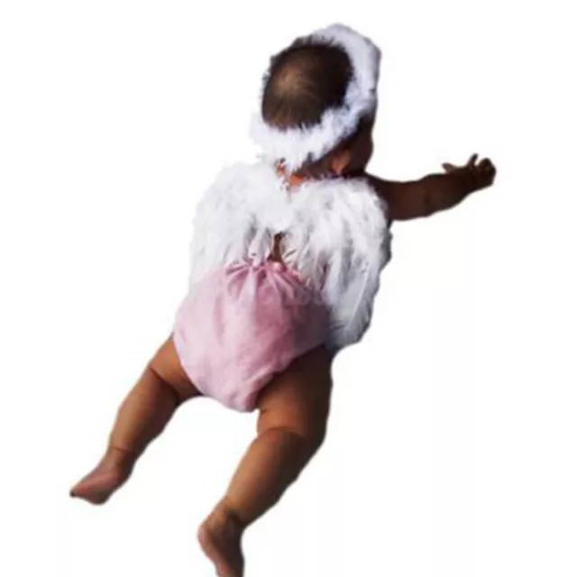 New Baby Kids White Angel Wings Feather for Party Decoration And for Photo/*