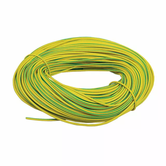 PVC Earth Sleeving Green/Yellow - 3mm - 1m, 2m, 5m, 10m lengths