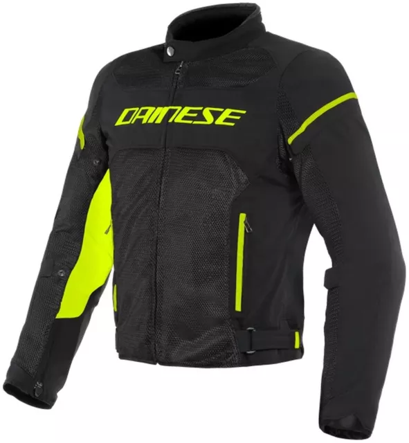 Giacca estiva Dainese Air frame d1 tex fodera rimovibile BLACK/FLUO-YELLOW