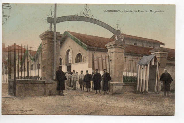 Theme MILITARY LIFE BARRACKS CPA 55 COMMERCE Quartier Margueritte Color Entry
