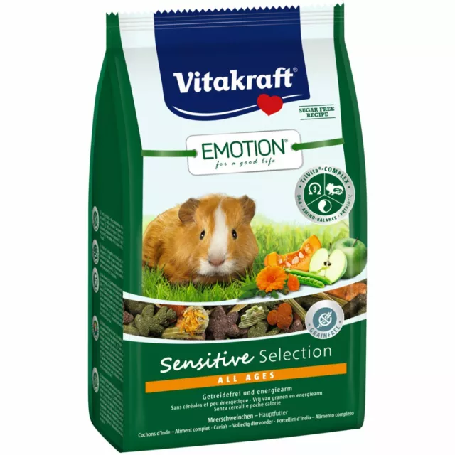 VITAKRAFT Emotion Sensitive All Ages Guinea Pig Food 600 G Food Rodents