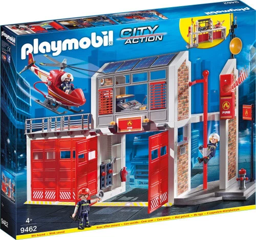 Playmobil 9462 City Action Fire Station with Fire Alarm. Brand New