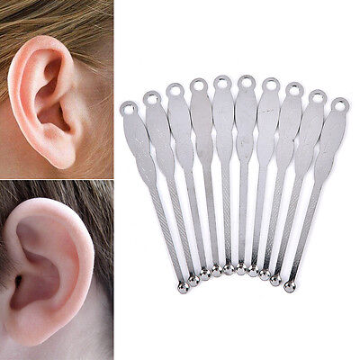 10 piezas Limpiador de oídos Curette Extracción de cerumen Herramienta de belleza Accesorio BDYB