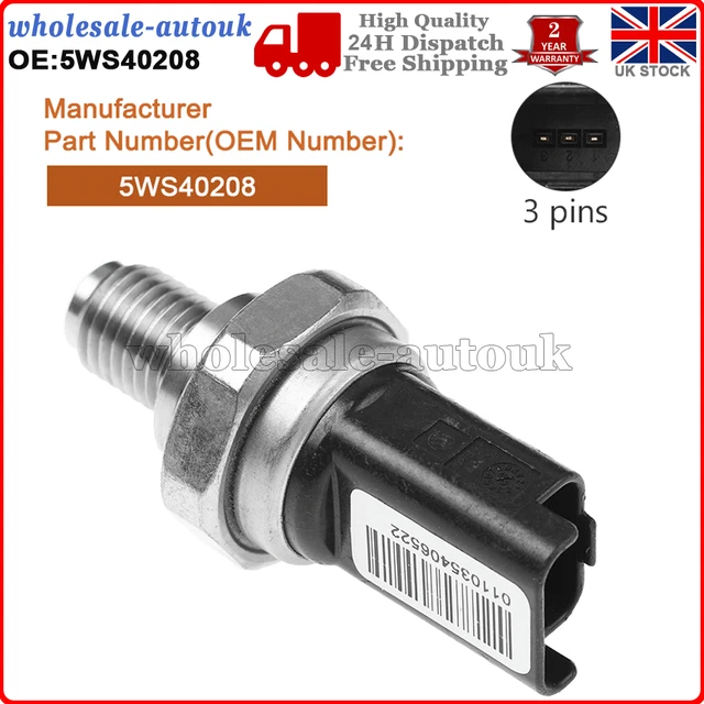 FUEL HIGH PRESSURE RAIL SENSOR for NISSAN QASHQAI NOTE 1.5 DCI DIESEL 5WS40208 £21.13 PicClick UK