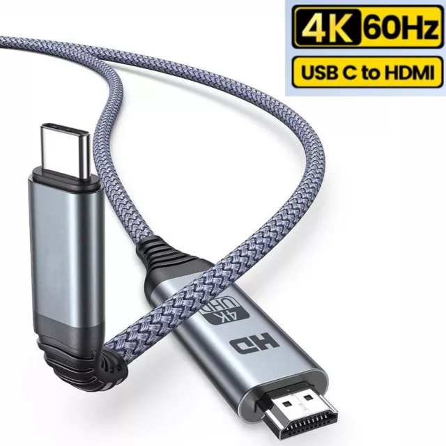 Type C USB C to HDMI 2.0 4K 60Hz cable for macbook pro air mini Thunderbolt 3