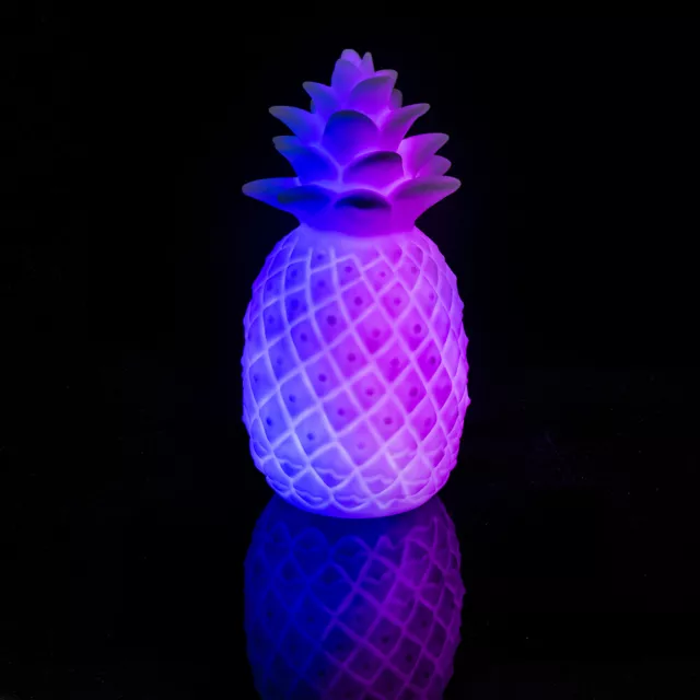 Light Up Pineapple Mood Light LED Colour Changing Night Light Table Party