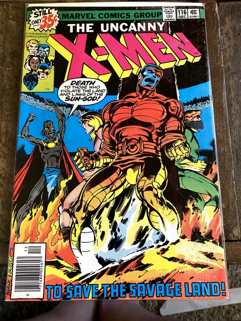 🔥UNCANNY X-MEN #116 Newsstand 1st Wolverine Healing Power!!/ Savage Land🔥