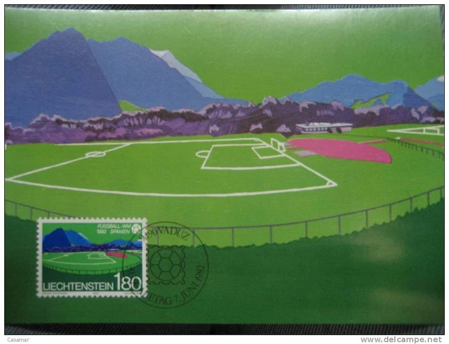 LIECHTENSTEIN SPAIN 1982 Maxi Card (New) £2.46 PicClick UK