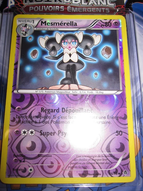 Pokemon Neuve (◕‿◕✿) Mesmerella 46/98 Reverse Holo Unco Pouvoirs Emergents Fr