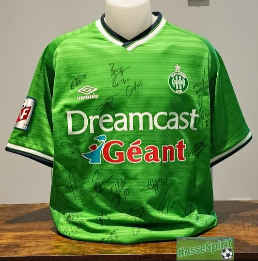 Maillot Sochaux 2001-2002 – Maxence Flachez – Taille XL – Porté Et Signé