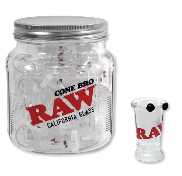 RAW Rolling papers "CONE BRO" Glass Tip Cigarette Holder Fits Pre or Hand Rolled
