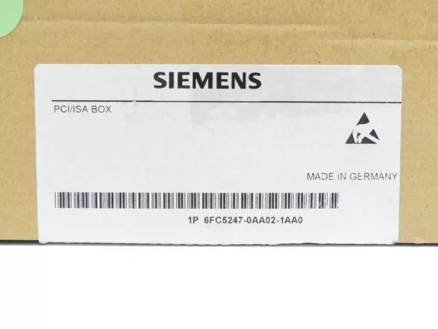 Siemens 6FC5247-0A02-1AA0 PCI/ISA BOX SN:F2JD006805 - inutilizzato! - 3