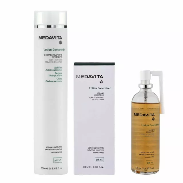 Medavita Lotion Concentree Lozione Medatonic 100ml + Shampoo Anticaduta 250ml