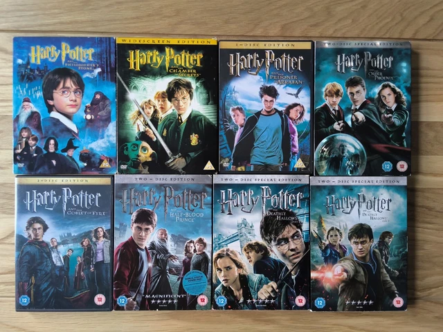 HARRY POTTER DVD Bundle x8 £11.07 - PicClick UK