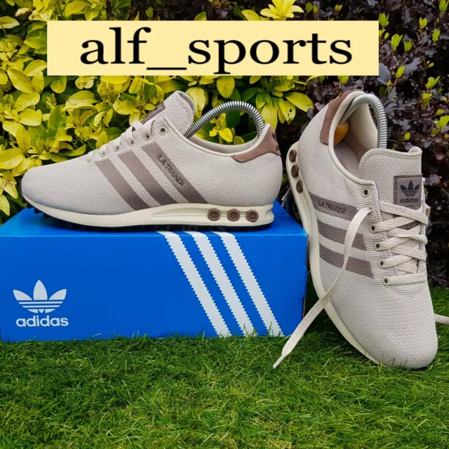 ❤ BNWB & Authentic Adidas Originals ® LA Trainer Weave in Wonder Beige UK Size 7