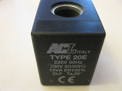 ACL oder ODE Spule 230V-50/60HZ 15VA Magnetventil Spule Kaffee Espressomaschine