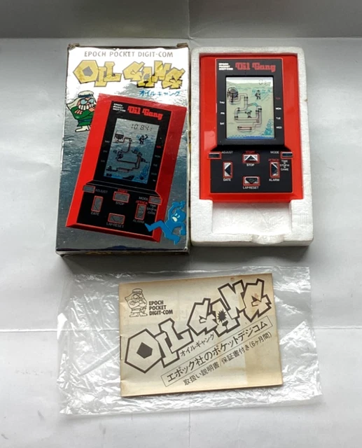 VINTAGE 1981 EPOCH - OIL GANG - LCD Game (Very Good Condition