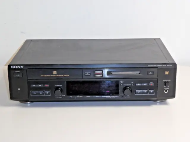 Sony MXD-D3 CD-Player & MiniDisc Recorder Kombination Schwarz, 2 Jahre Garantie