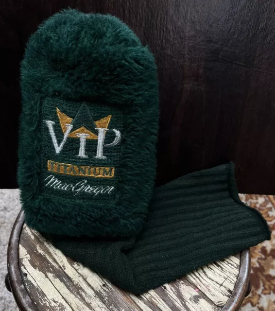 MacGregor VIP Green Plush # 1 Driver Head Cover MacGregor Golf