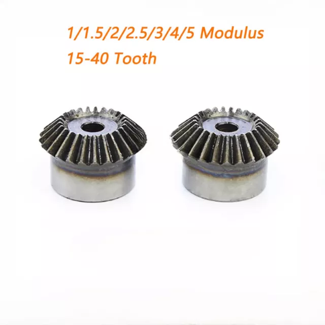 1/1.5/2/2.5/3/4/5 Modulus Umbrella 15-40 Tooth 1:1 Pairing Motor Bevel Gear