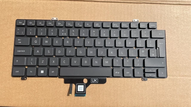 0NJGWK - BACKLIT UK Keyboard For DELL Latitude 7420 5420 5430 7520 £18. ...