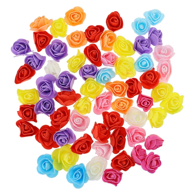 100 piezas flores para boda flores pequeñas para artesanía para el hogar boda