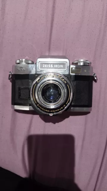 Vintage  Zeiss Ikon Contaflex 4 Matic 35Mm Camera  Tessar 50Mm 2.8