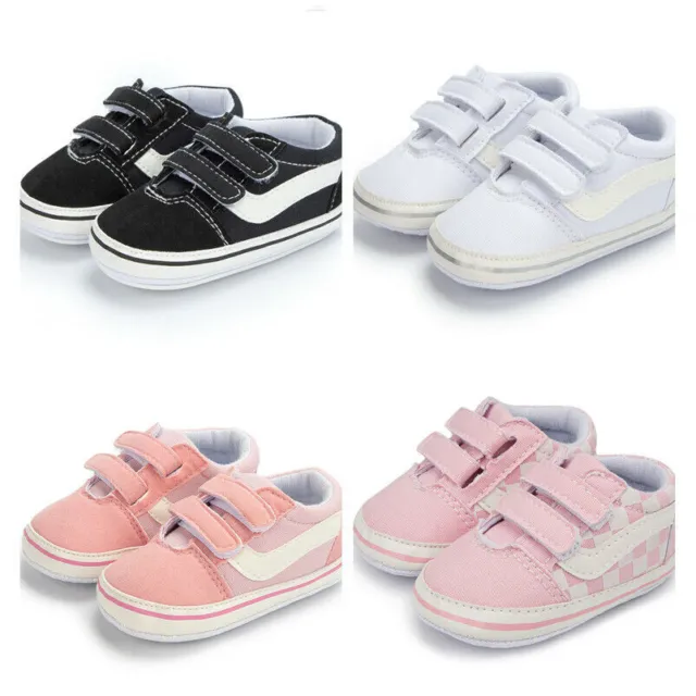 Newborn Gift Baby Boy Girl Pram Shoes Infant Sneakers Toddler PreWalker Trainers
