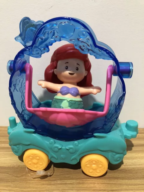 Fisher Price Little People Disney Princess Parade Ariel Doll Figure & Carriage