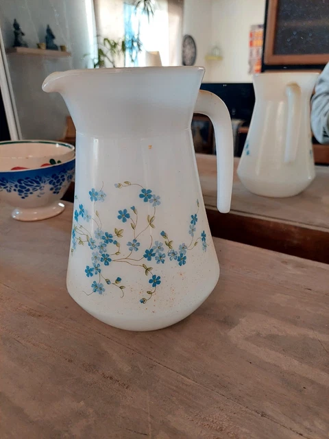 Vaisselle vintage verres myosotis d'occasion - Arts de la table