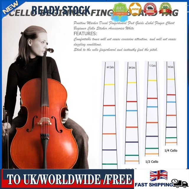 Position Marker Decal Fingerboard Fret Guide Label Cello Sticker Accessory