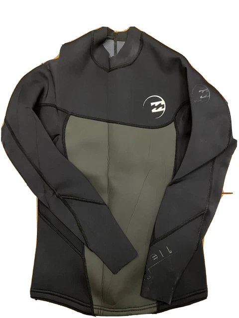 Billabong Youth Large Foil 2-2 Superflex Long Sleeve Wetsuit Top